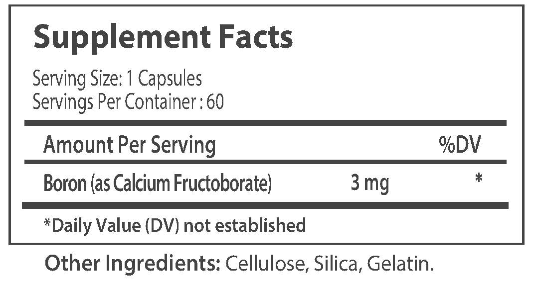 Boron 3mg