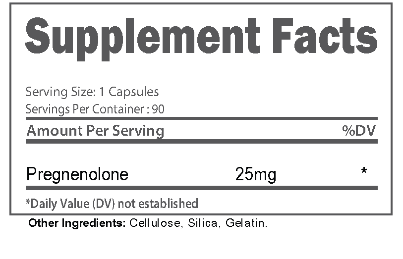 Pregnenolone (25mg)